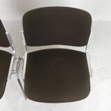 Set of 2 Castelli Dsc Axis 106 chairs by Giancarlo Piretti, 1970s