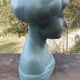 Ceramic bust Sarreguemines France