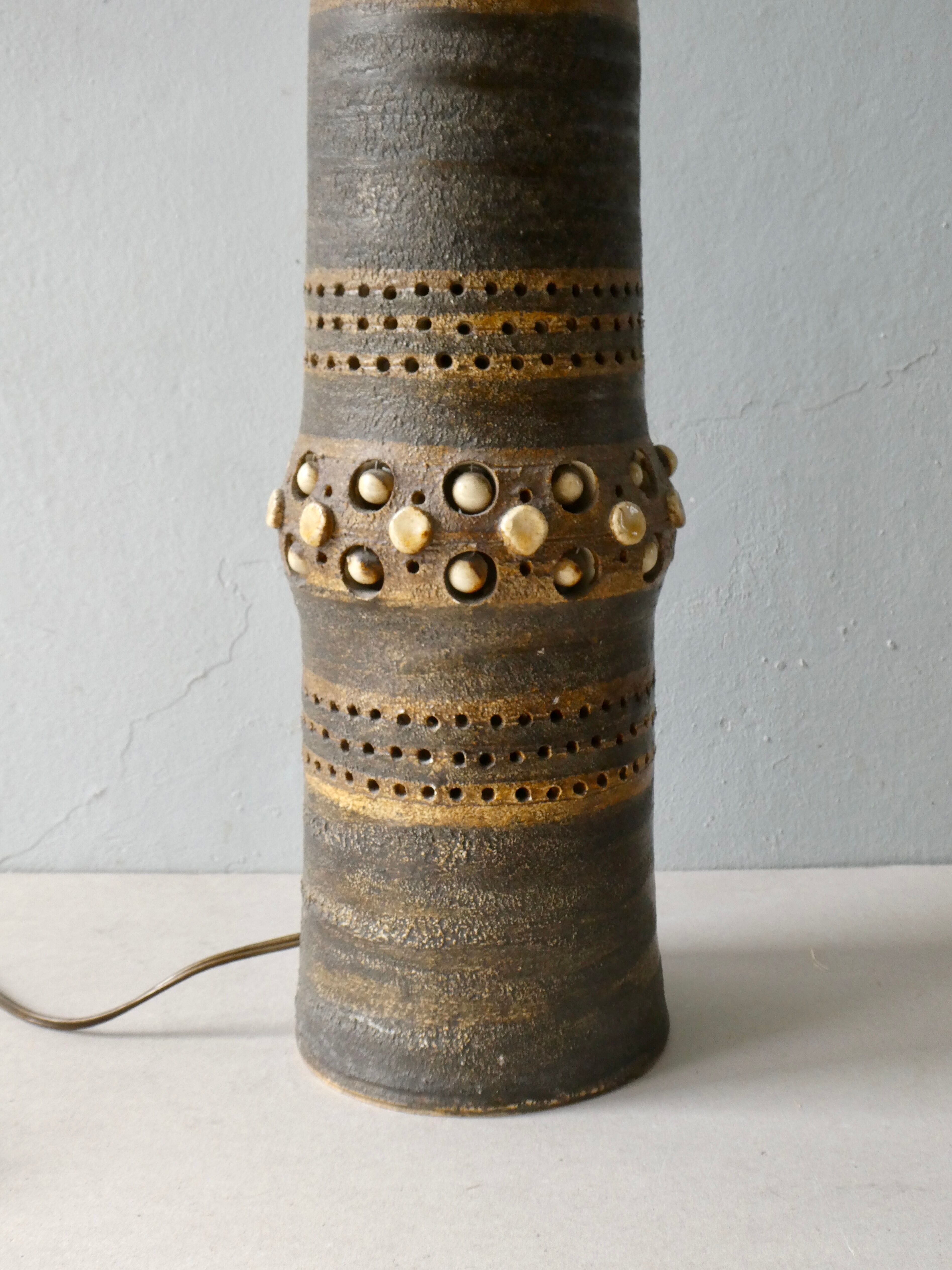 Ceramic lamp by Georges Pelletier, circa 1960