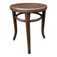 Viennese Thonet piano stool curved wood 1900 bentwood stool Thonet hocker Bugholzhocker
