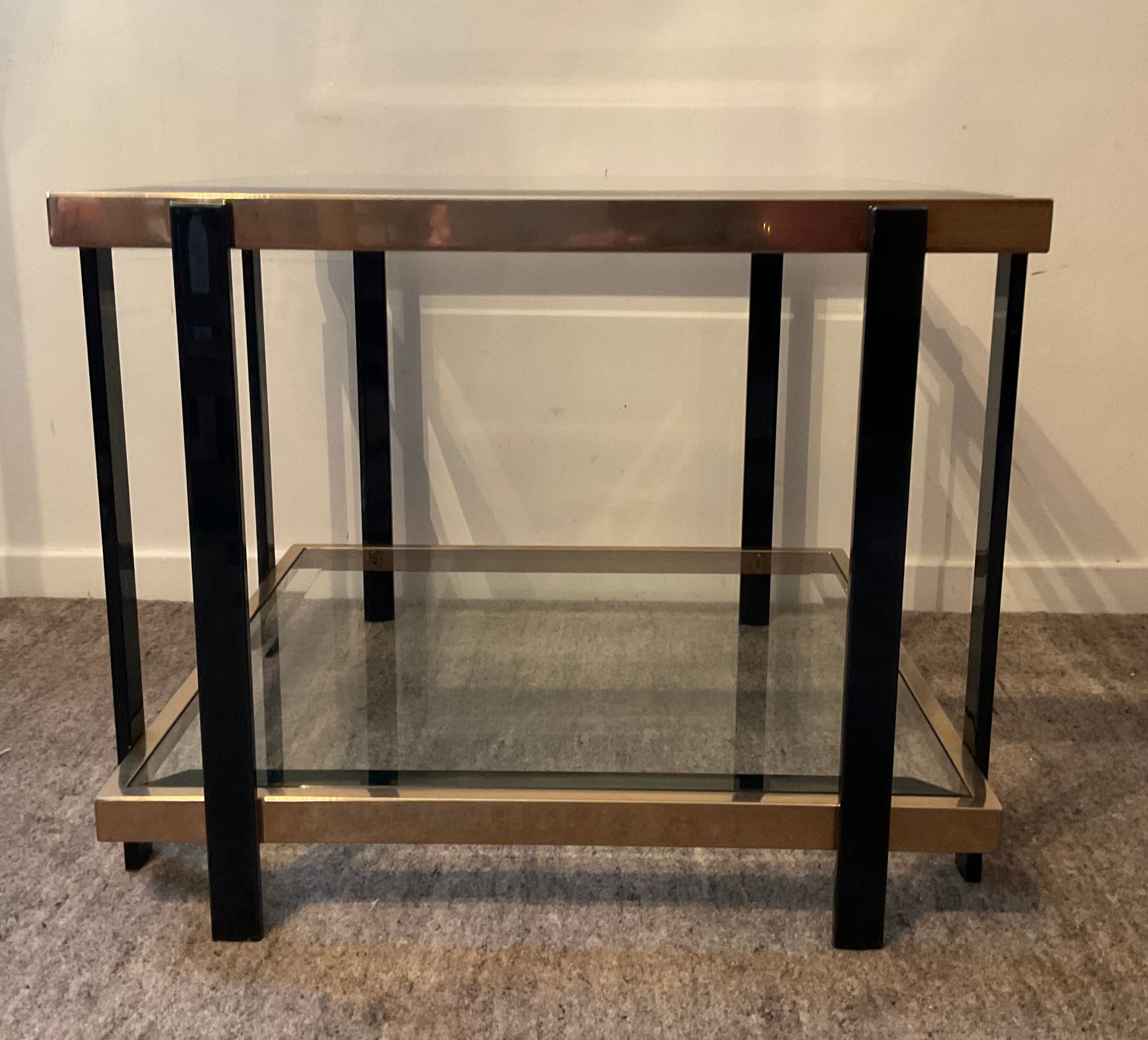 Belgo Chrom Hollywood Regency Coffee Table of the 70s