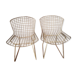 Pair of Harry Bertoia chairs, first edition 1950 Knoll
