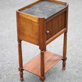 Bedside table, curtain bedside table, marble bedside table