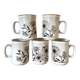 Duncon ceramics mugs, Made in Scotland, 70s