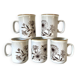 Mugs duncon ceramics , Made in Scotland , années 70