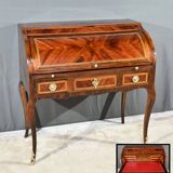 Mahogany and Rosewood Cylinder Desk, Louis XV period – 1st part XVI