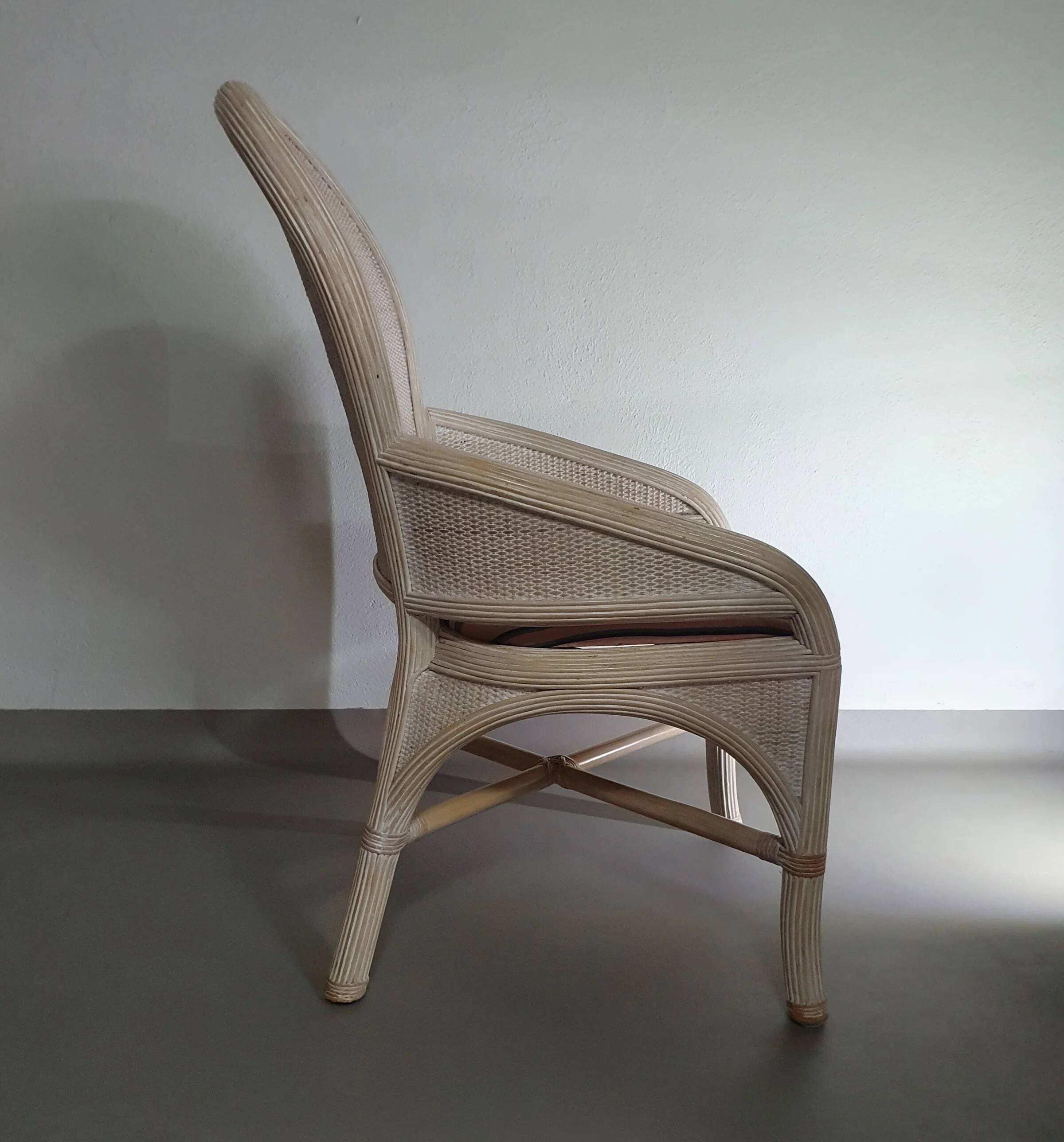Pensil reed / Split reed table / 3 × chair / dining set