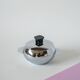 Small sugar bowl / stainless steel box Design 1970