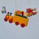 Vintage wooden children's mobile