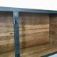 Black forged steel sideboard