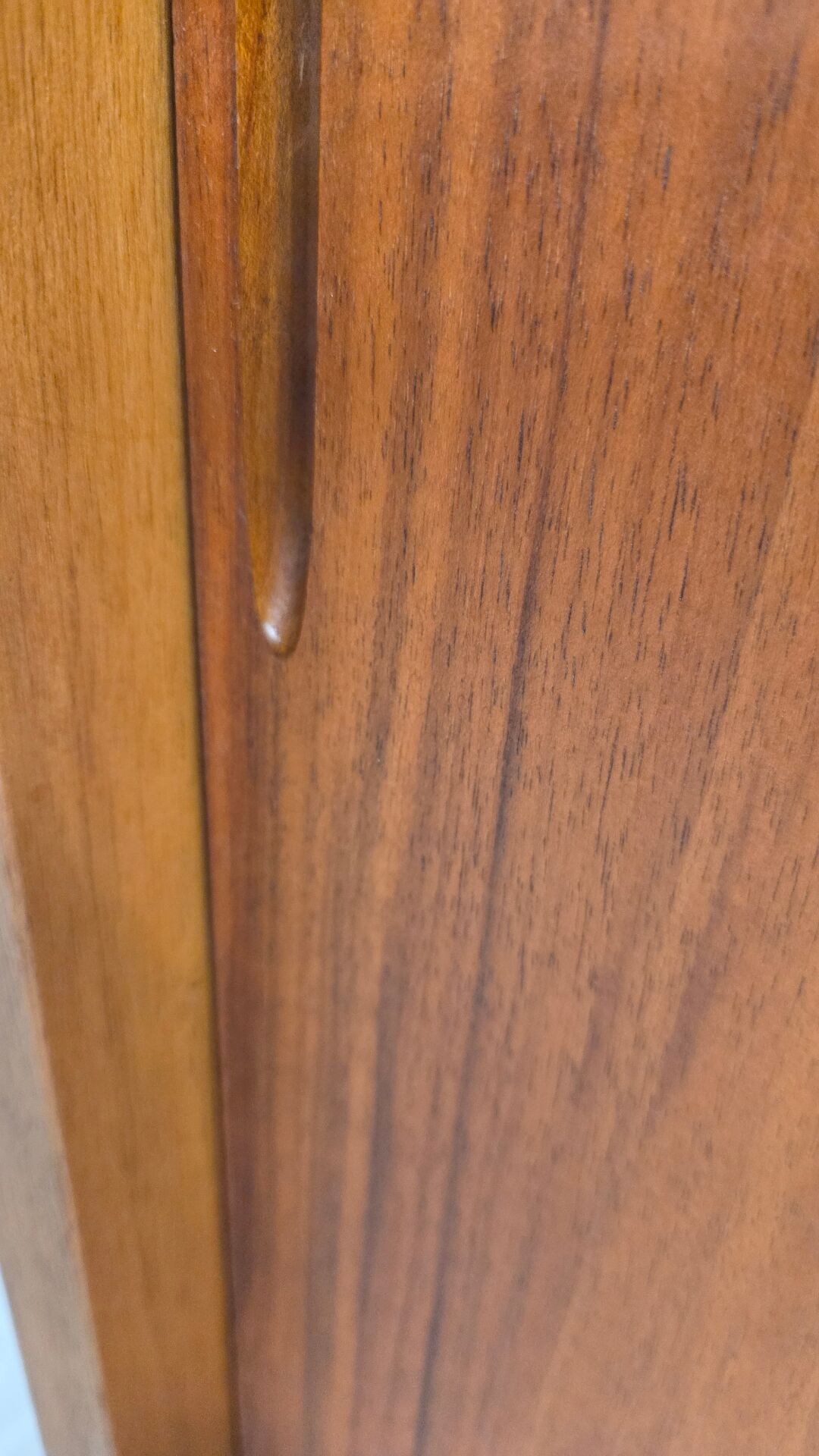 "1960s German vintage enfilade" "Walnut veneer"
