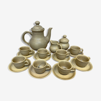 Stoneware coffee service