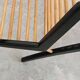 Mid Century Modern Gazelle coffee table in pear wood from the 1960s.
