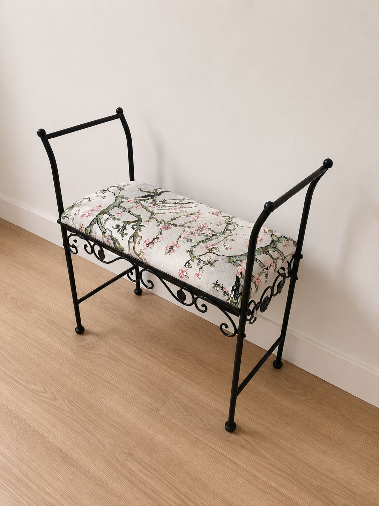 Wrought iron bench