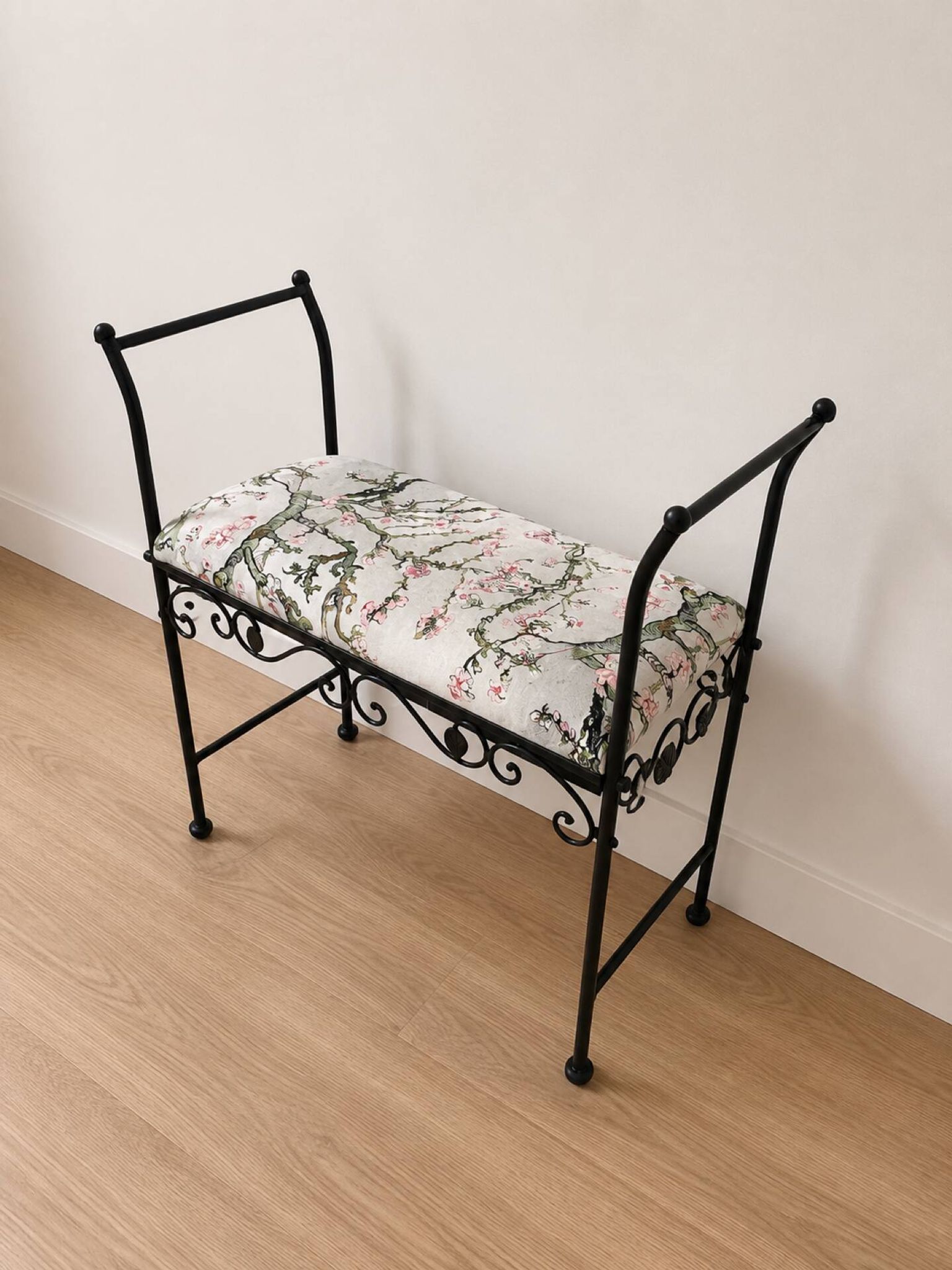 Banquette fer forgé
