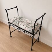 Banquette fer forgé
