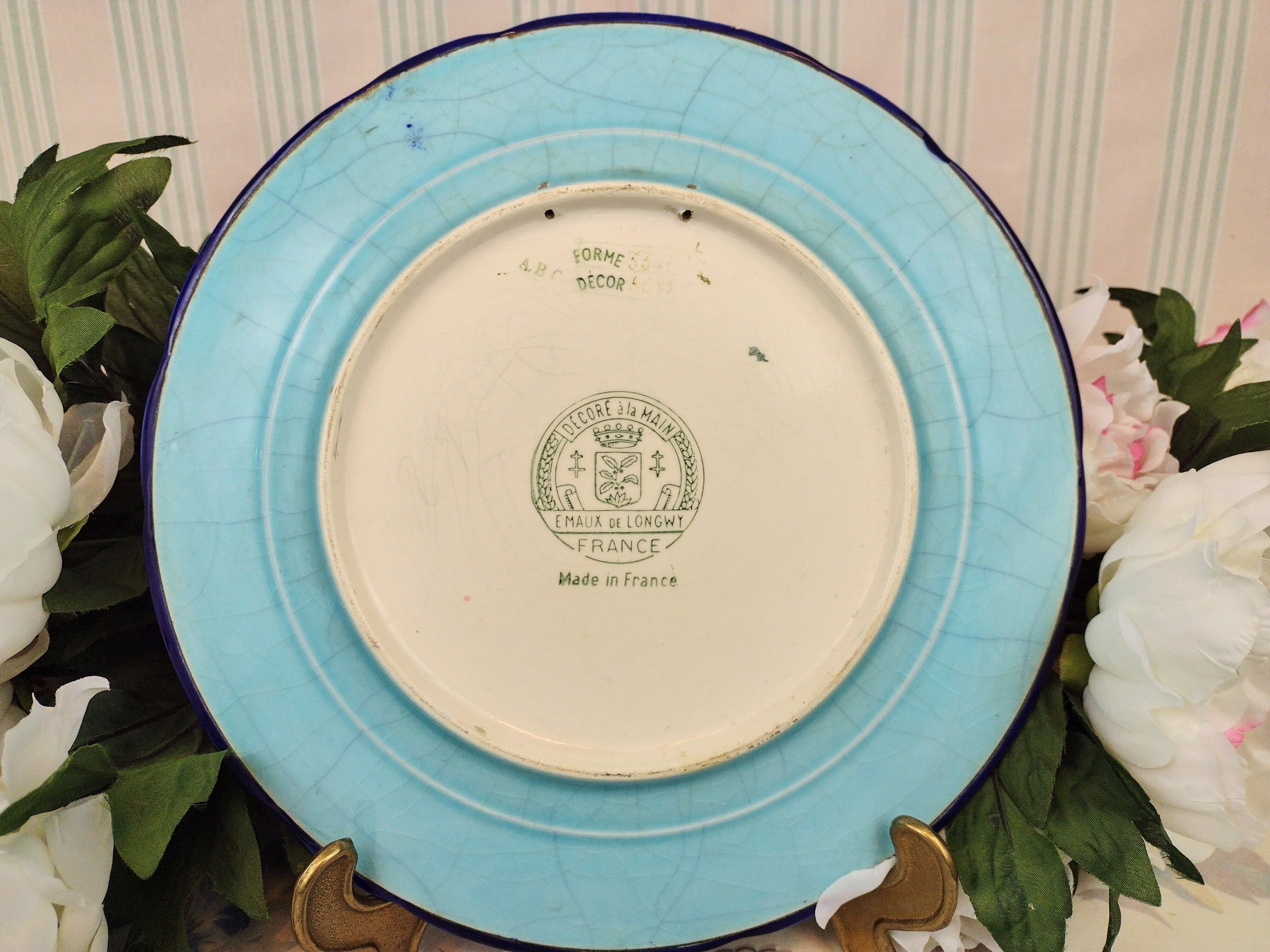 Dish Longwy art deco