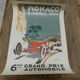 Affiche Grand Prix de Monaco de 1934