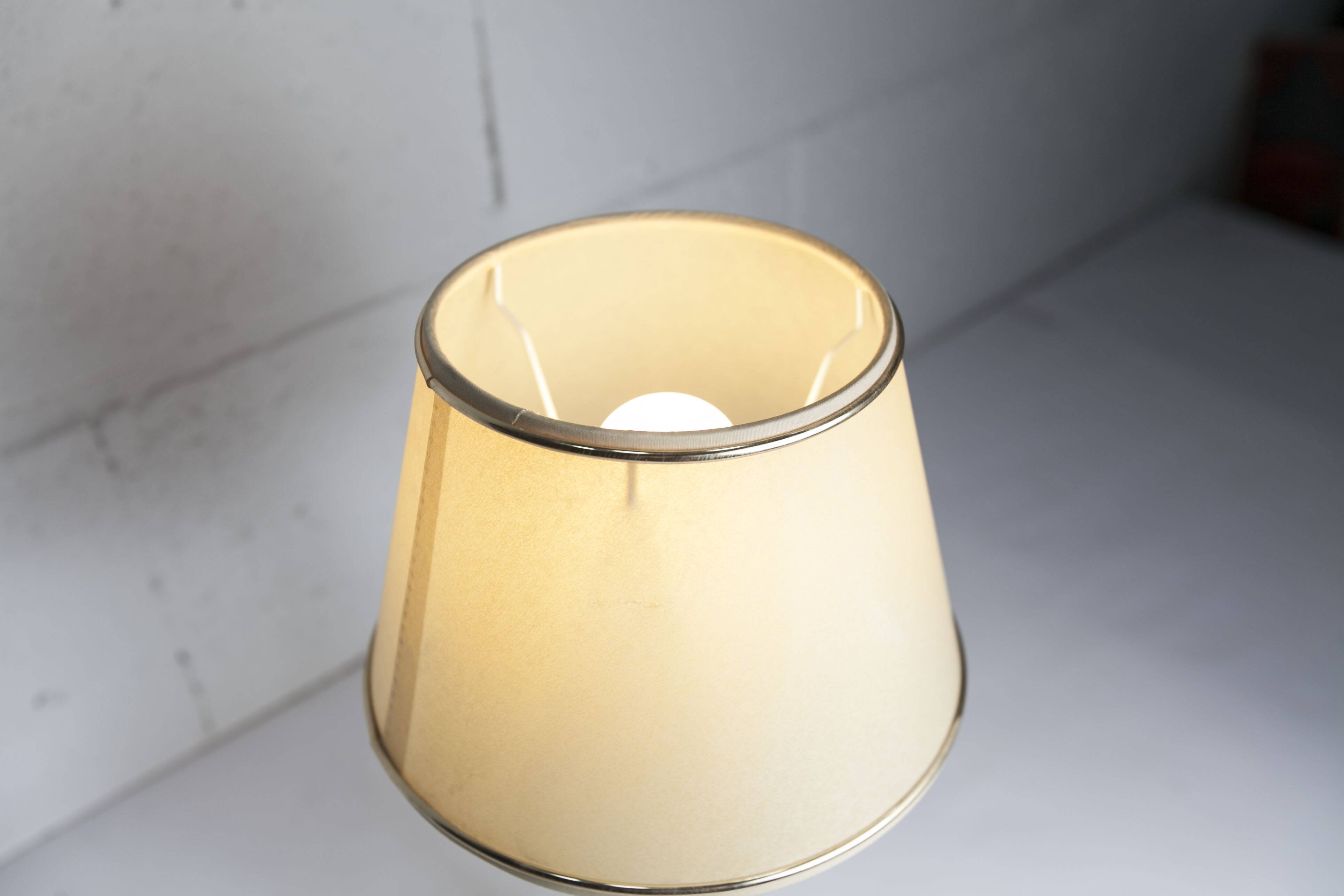 Table lamp 1930 art deco wood Verona marble