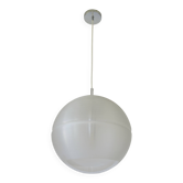 Vintage hanging lamp Meblo Guzzini Sfera MCM plastic pendant light  1970's