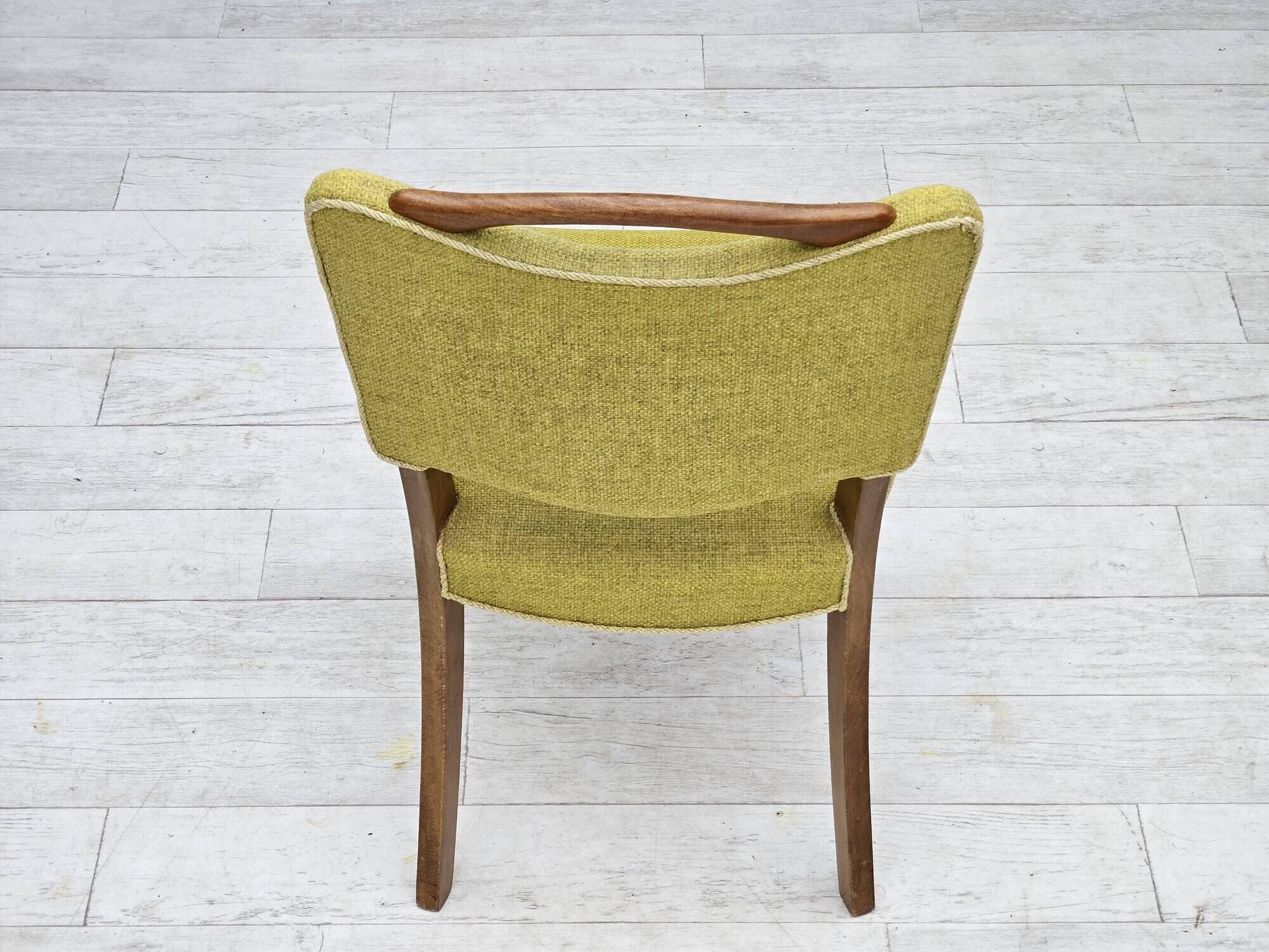 1970s, set of 6 Danish dining chairs by Slagelse Møbelværk, original condition.