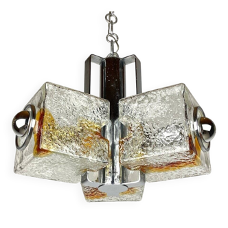 Sculpture Cube Design cut by Toni Zuccheri for Veart, Italy, 1970s