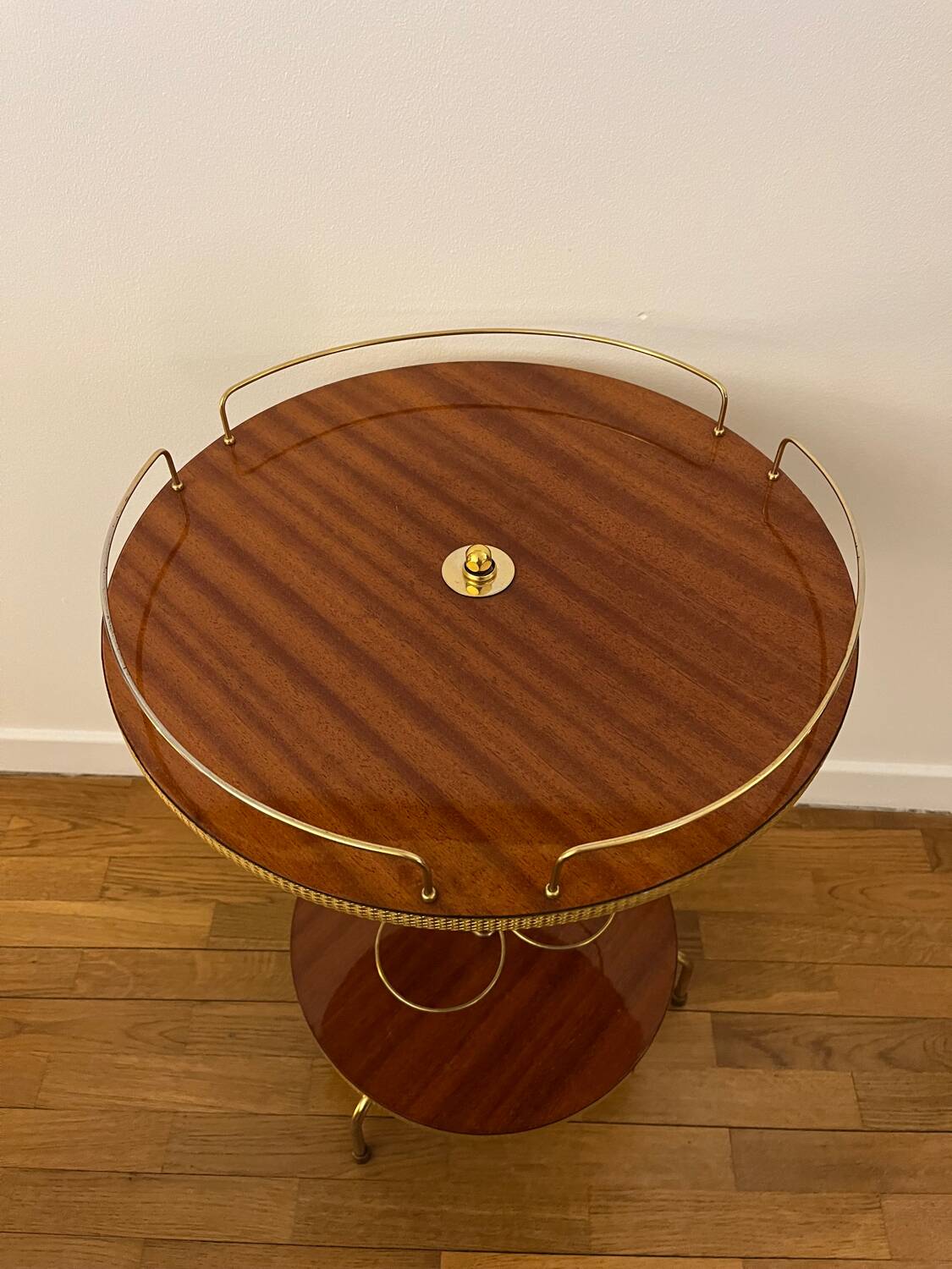 Vintage 70s Pedestal Table / Bar Furniture