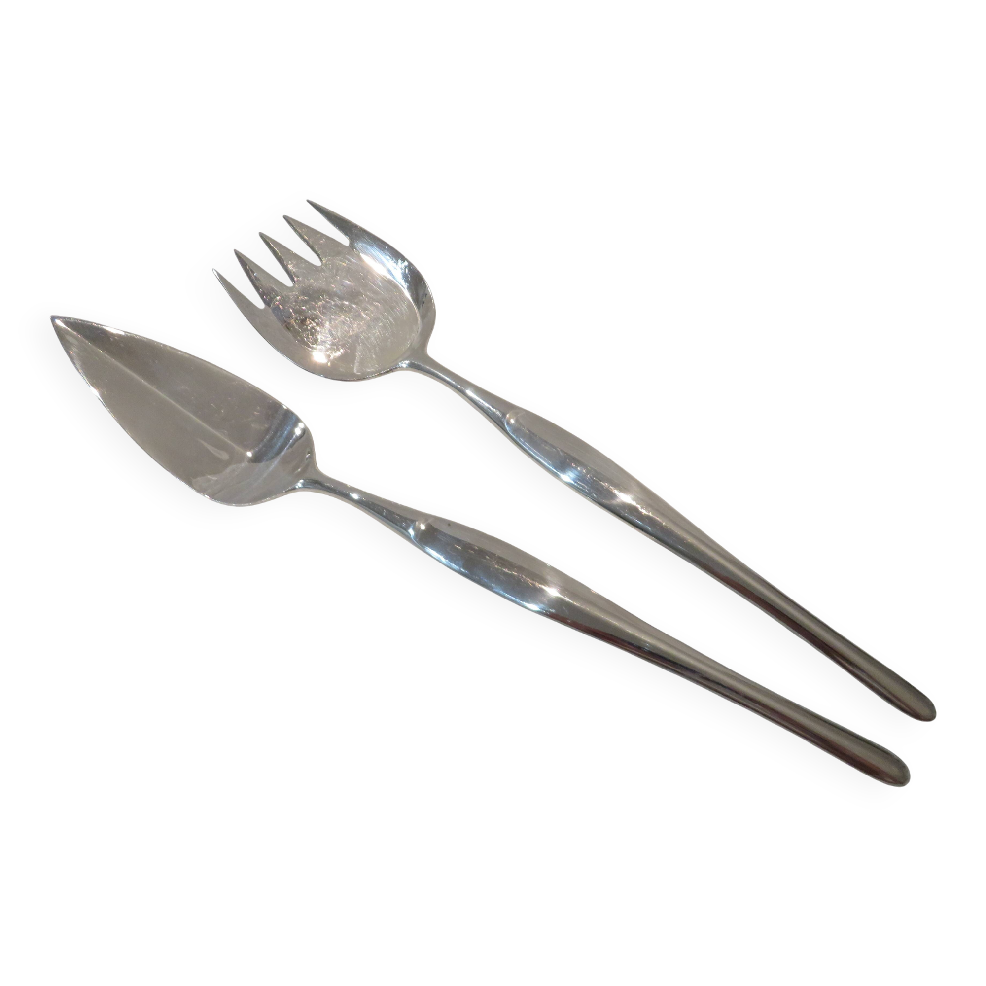 Christofle Duo 2-piece silver-plated fish serving set
