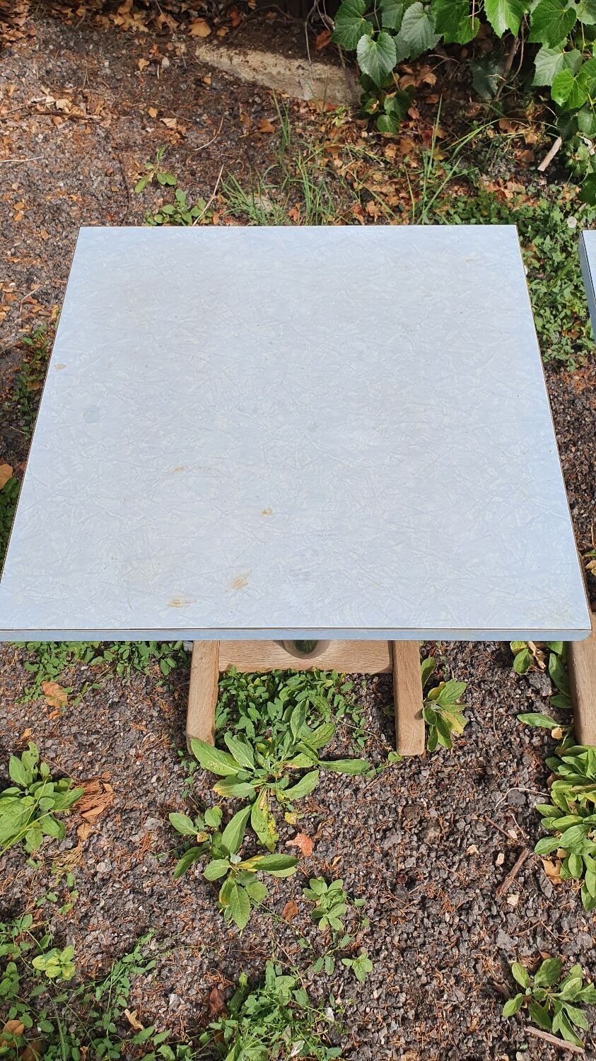 Pair of bistro tables