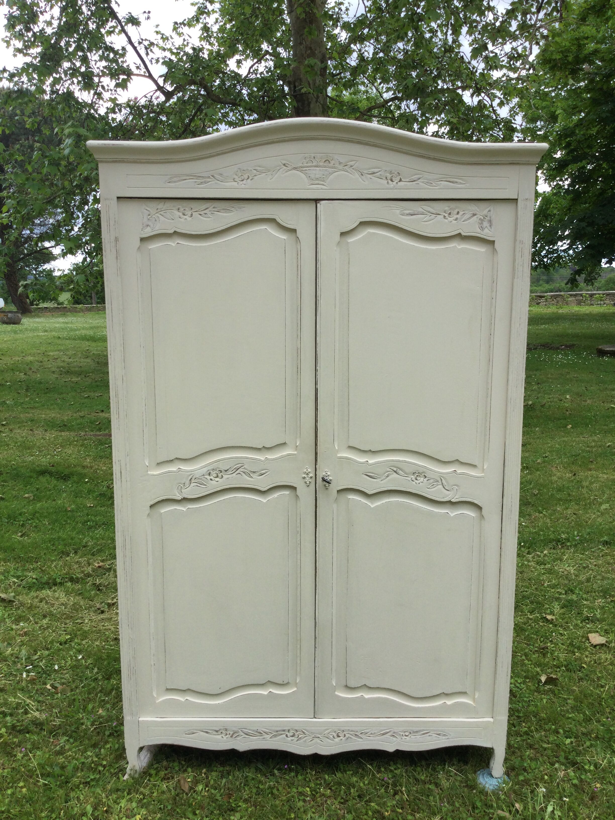 Old patinated cabinet