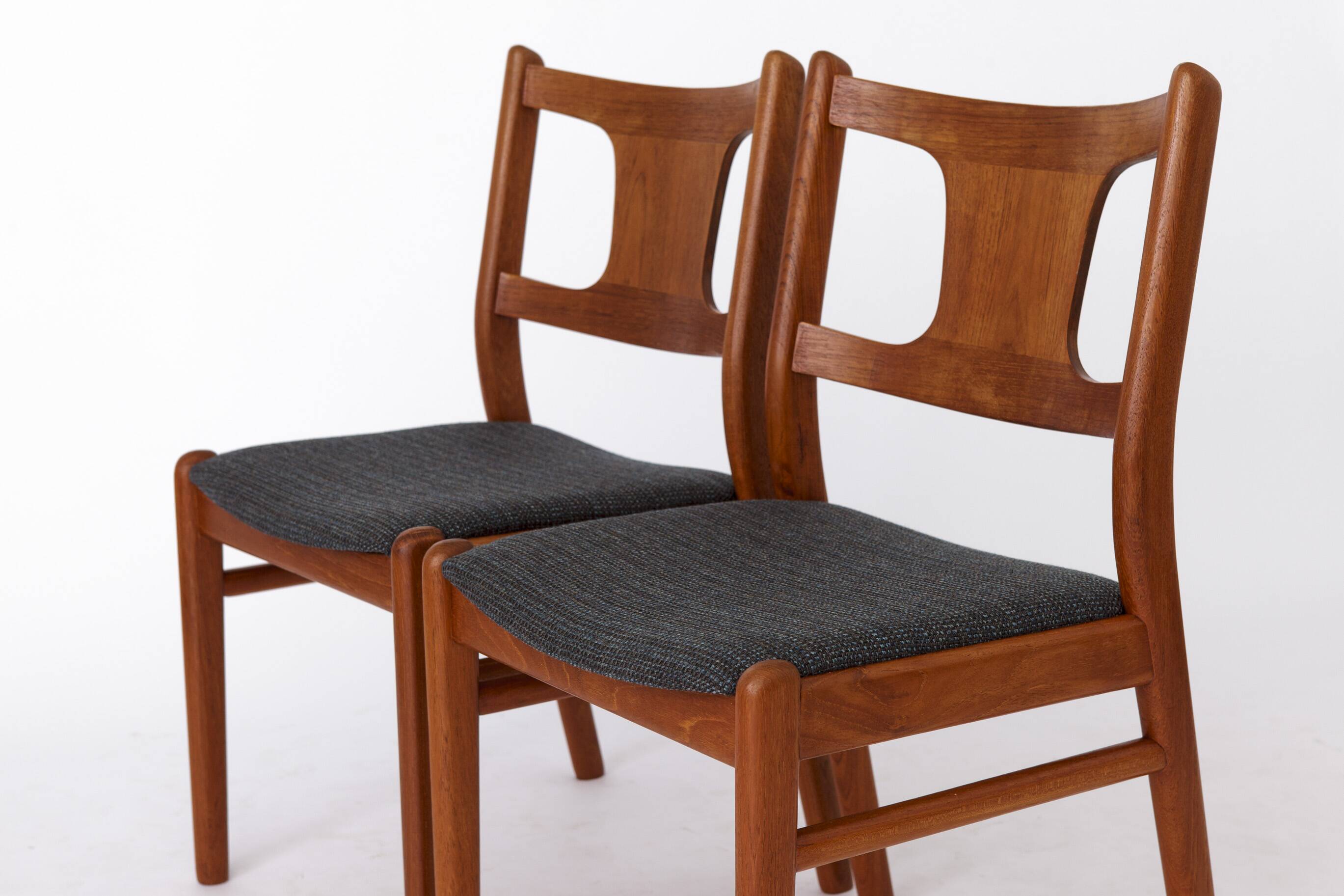 2 chaises danoises vintage - Style moderne du milieu du siècle des années 1960