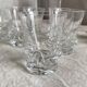 Set of 8 vintage DAUM crystal shooter glasses, 1970s
