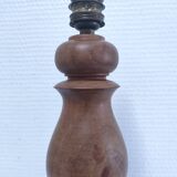 Vintage turned solid wood lamp base