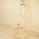 Legras (late 19th century) strawberry enamelled glass liqueur carafe.