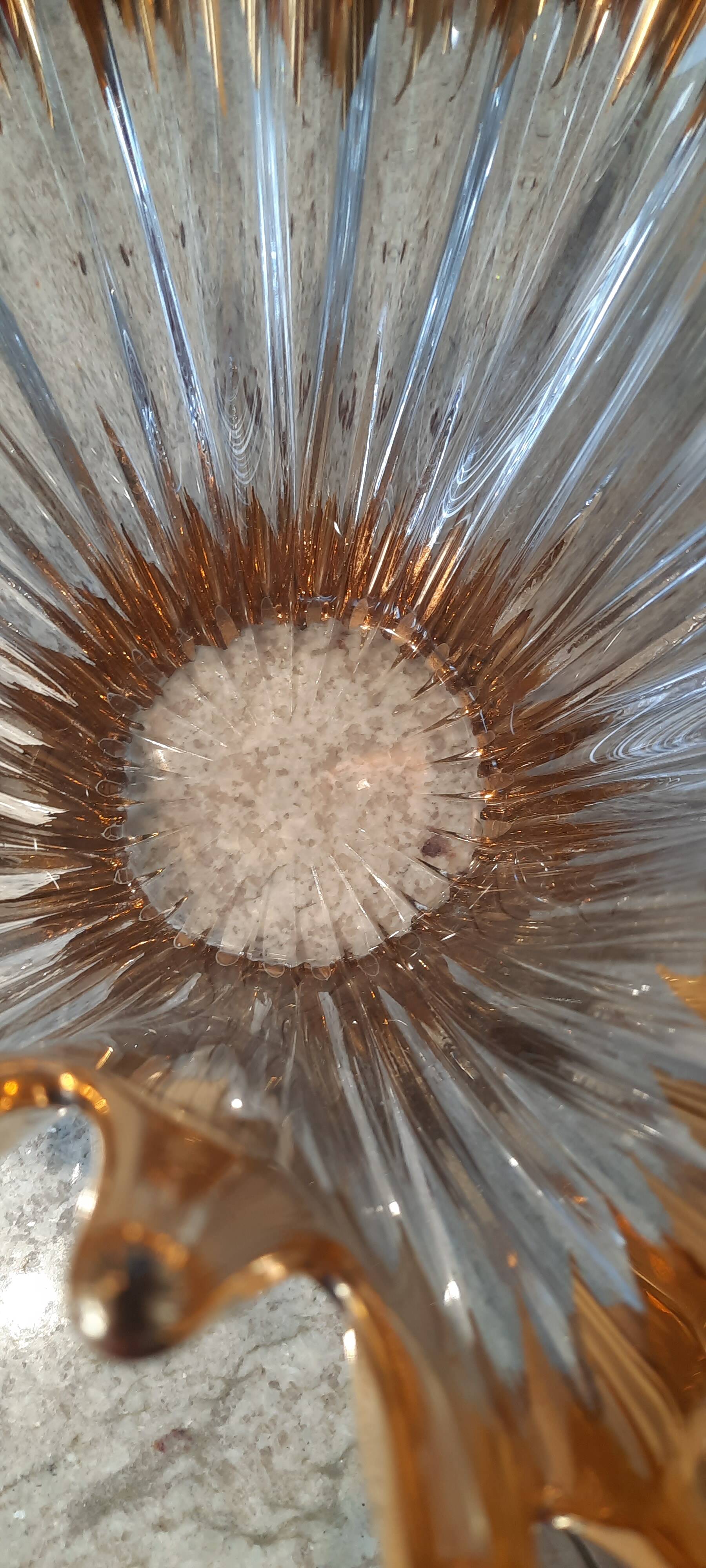 Vintage Bayel crystal vase bowl