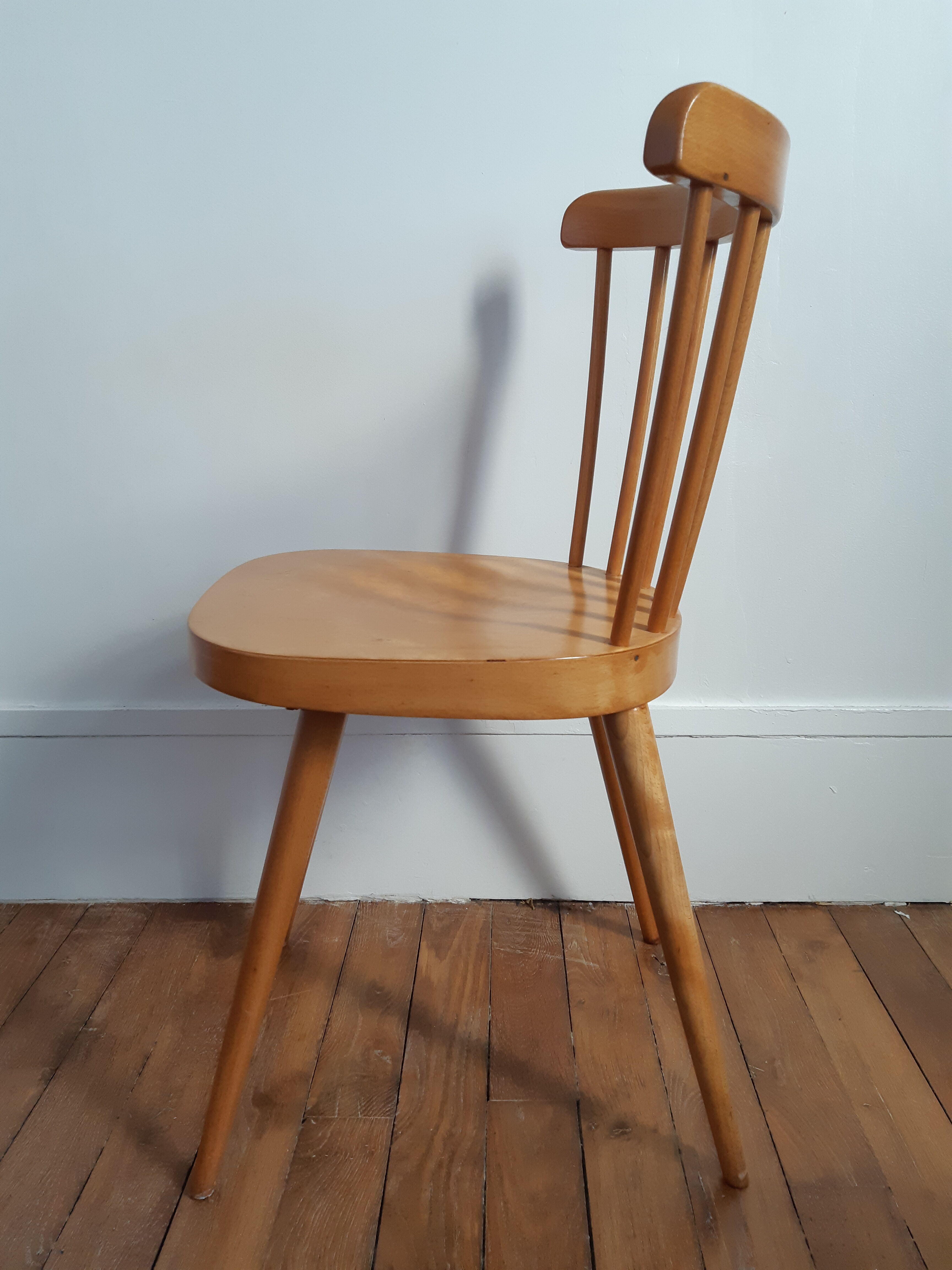 Vintage wood bistro chair