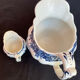 Set of 2 English porcelain pitchers