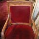 Fauteuil de bureau rouge bordeaux