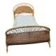 Vintage seventies rattan children's basket.