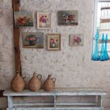 Antique bench with original patina