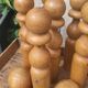 Old vintage wooden bowling game