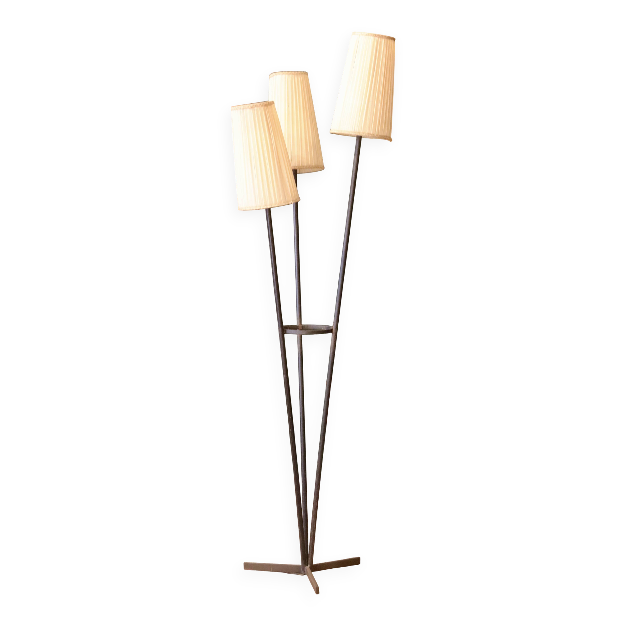 1950s tripod floor lamp