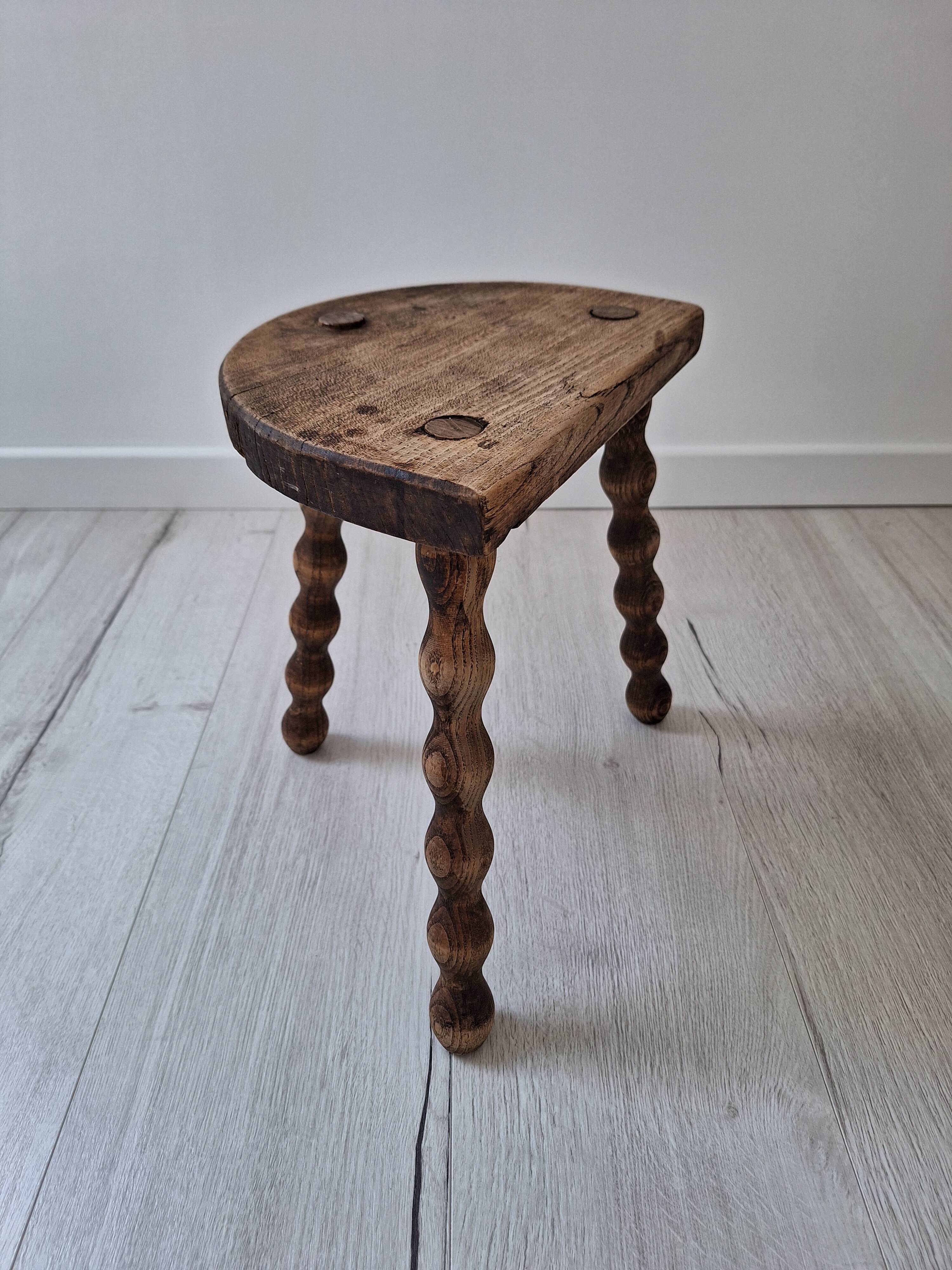 Vintage tripod stool