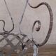 Fauteuil de jardin XIX° en fer forgé