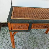 Rattan console