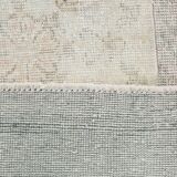 3x11 Rugs For Hallway Beige & Blue Vintage Runner Rug, 82x338Cm