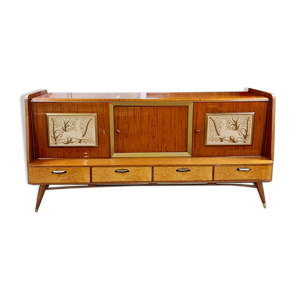 Armoire murale buffet années 60