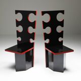 Mario Sabot sculptural chairs by Max Papiri 1970