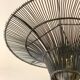 Black rattan pendant light