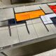 Vintage 70's chrome ceramic coffee table antonio de nisco for juliette belarti